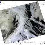NOAA 16,   9.04.2002    3:14 GMT  Приход пыльной бури из Китая