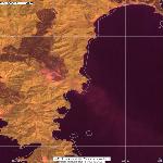 Пожар в Приморском крае 31.03.2012, Landsat 7 01:51 GMT